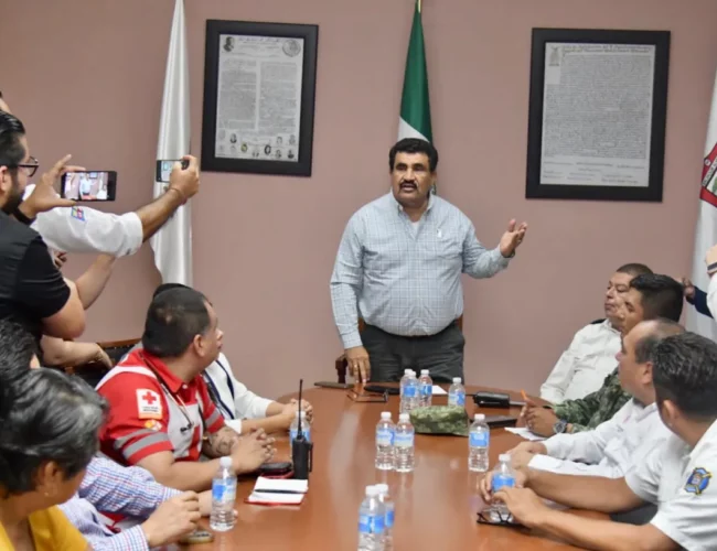 Presentan Operativo de Seguridad para Fiestas Patrias 2023 en Salvador Alvarado