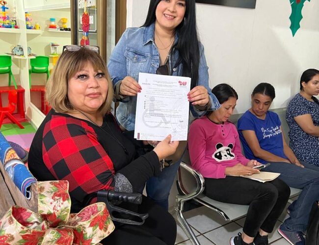 DIF Sinaloa y DIF Angostura brindan identidad e inclusión a personas discapacitadas