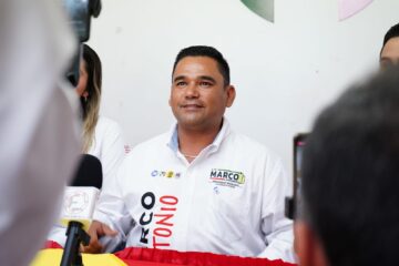 Resalta Marco Antonio López González resultados muy positivos en su primer semana de campaña