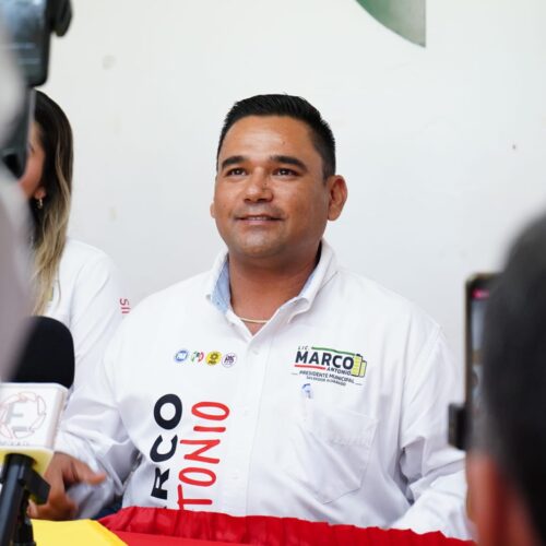 Resalta Marco Antonio López González resultados muy positivos en su primer semana de campaña