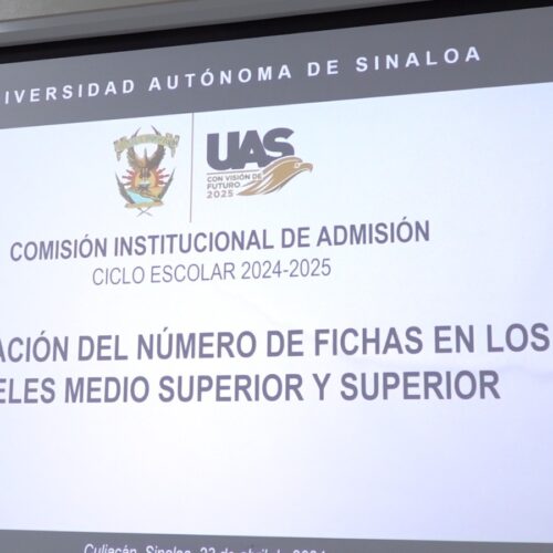 La Comisión de Admisión de la UAS pondrá a disposición 15 mil 700 fichas adicionales para bachillerato y nivel superior; se ofertarán los días 29 y 30 de abril en el portal institucional