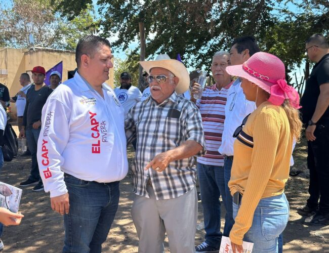 El Partido Sinaloense, con Alberto el Capy Rivera, reafirma su compromiso con los pescadores de Playa Colorada