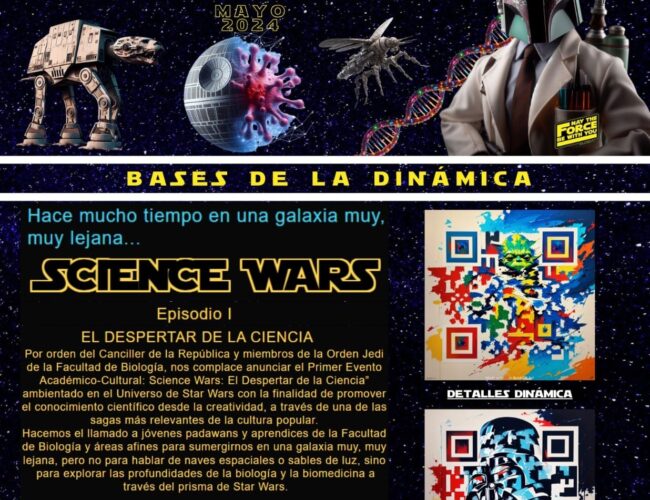 La Facultad de Biología de la Nueva Universidad lanza convocatoria para combinar de manera peculiar la ciencia con la saga de Star Wars