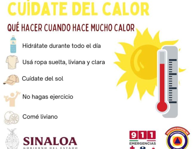 PC Angostura exhorta a ciudadanos a cuidarse de las altas temperaturas