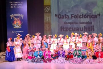 Espectacular Gala Folclórica “Al son de la tambora” cautiva al público en el Festival Internacional Universitario de la Cultura 2024